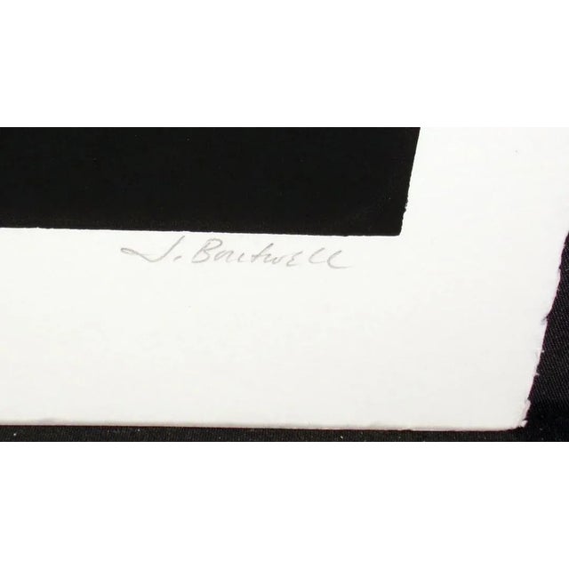 Postmodern 1980s Postmodern Abstract Serigraph/Silkscreen Print by Jim Boutwell For Sale - Image 3 of 4