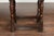 Brown English 1800s Georgian Oak Side Table with Single Drawer and Baluster Legs For Sale - Image 8 of 12