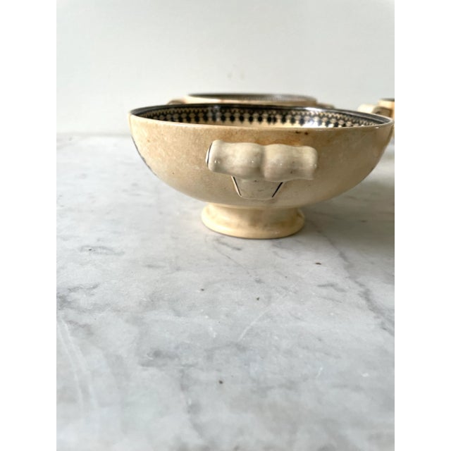 Ceramic Rare Old Abbey Ware Ant Alpine v & B M Saars Basin Villeroy Boch Germany China Bowls For Sale - Image 7 of 12