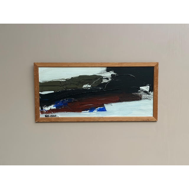 Hans Osswald, Hurricane, 1960s, Oil on Panel, Framed For Sale - Image 4 of 17