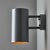 Lights Large Hans-Agne Jakobsson C627 'Rulle' Outdoor Sconce in Painted Silver For Sale - Image 7 of 10
