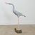 French French Vintage Cast and Painted Stone Heron For Sale - Image 3 of 9