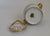 Metal 1910s Pickard Hand-Painted Gilt Greek Key Creamer and Sugar Set For Sale - Image 7 of 8