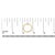 10K Yellow Gold Diamond Accent Paperclip Band Ring (I-J Color, I2-I3 Clarity) - Size 9 For Sale In New York - Image 6 of 6