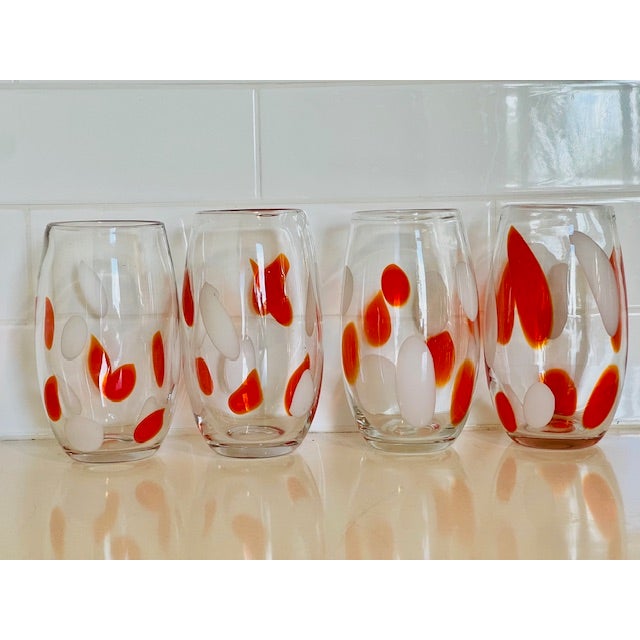 Set of 12, Handblown Vintage Glasses For Sale In Miami - Image 6 of 17
