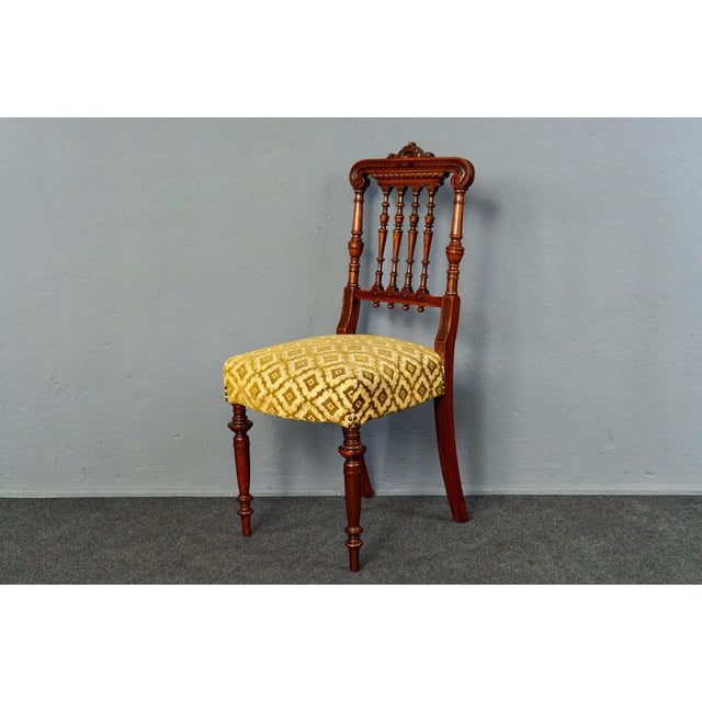 Wilhelminian Walnut Chairs, Set of 4 For Sale - Image 4 of 16