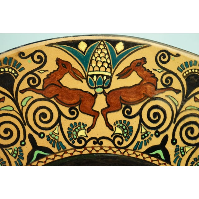 Vintage Futurist Ceramic Plate, 1920s For Sale - Image 15 of 18