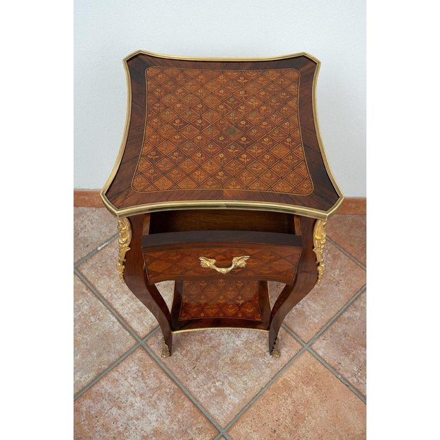 Antique 19th Century Napoleon III Side Table, France For Sale - Image 4 of 6