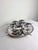 Mid-Century Modern French Stainless Steel Dessert Coupes Set and Champagne, 1970s, Set of 12 For Sale - Image 3 of 9