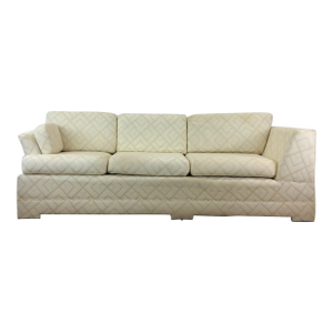 Post Modern Three Seater Sofa With Vintage Upholstery