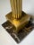 19th Century Marble Base and Brass Table Lamp, France For Sale - Image 5 of 10