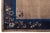 Antique Chinese Art Deco Rug Navy & Taupe Floral Wool 8x10 For Sale - Image 10 of 10