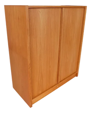 Jesper Danish Modern Teak Armoire / Wardrobe Fitted Interior Chest
