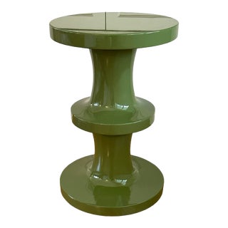 Vintage India Mandhavi Bishop Lacquered Side/Drinks Table For Sale