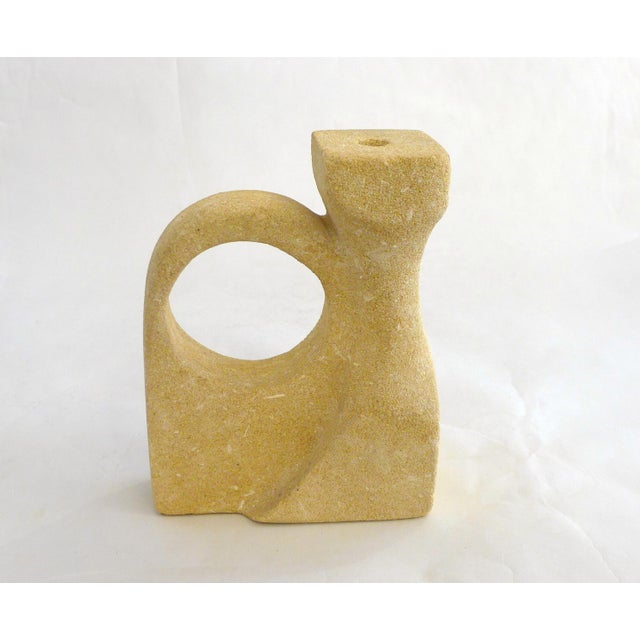 Modern Openwork Stone Sculpture or Lamp Base, 1970s For Sale - Image 3 of 11