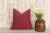 Red Jiya Antique Indian Folk Pillow For Sale - Image 8 of 10