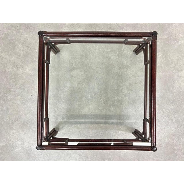 Mid-Century Modern Bamboo Low Table from Gervasoni, 1970s For Sale - Image 8 of 9