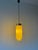 Mid-Century Modern Yellow Pendant Light attributed to Vetreria Vistosi Murano, 1960s For Sale - Image 7 of 15