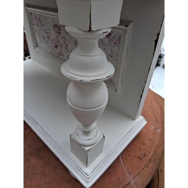 Antique Wall Console in Shabby Chic Style, 1890s For Sale - Image 5 of 16