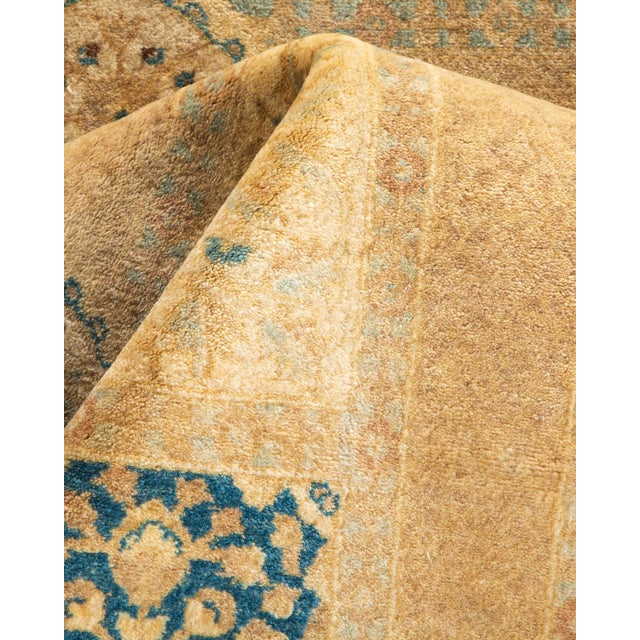 Textile Mogul, One-of-a-Kind Hand-Knotted Runner Rug - Ivory, 3' 0" x 8' 9" For Sale - Image 7 of 8