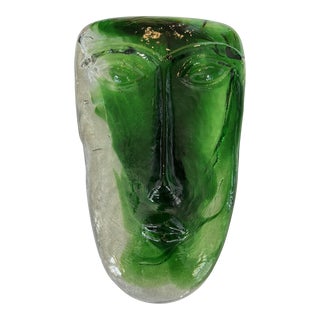 Mid Century Glass Face Mask by Gabriel and Rodolfo Lio Jaramillo For Sale