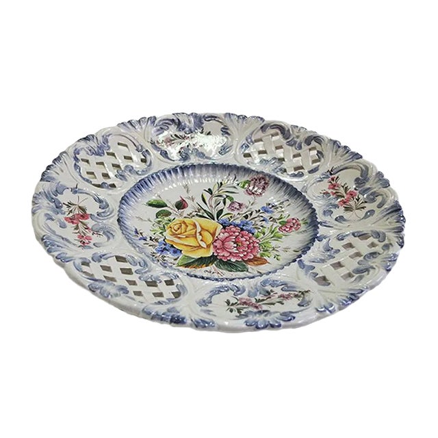 Ceramic Wall Plate from Bassano, 1970s For Sale