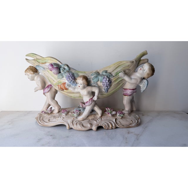 Antique German figural porcelain—especially intricate, multi-piece mold items from regional factories in Thuringia or...