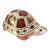Vintage MCM Royal Crown Derby England Imari Design Turtle Paperweight Figurine For Sale