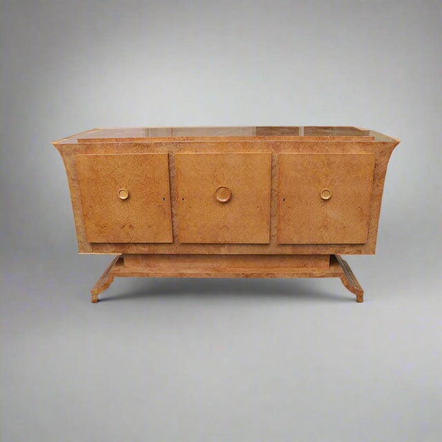 1940s Modernist Three Door Cabinet For Sale - Image 4 of 8
