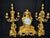 1860 Ad Mougin Louis XVI Gold Bronze Clock Set – 3 Pieces For Sale - Image 18 of 18