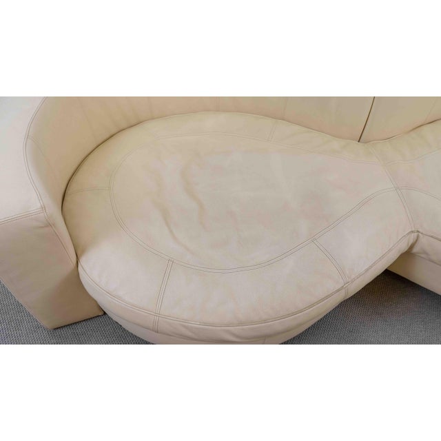 Eves Island Cream Four-Seater Sofa in Leather from Bretz, 2000s For Sale - Image 15 of 18