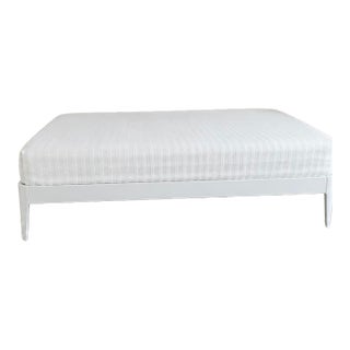 Design Within Reach Min Queen Bed Frame White For Sale