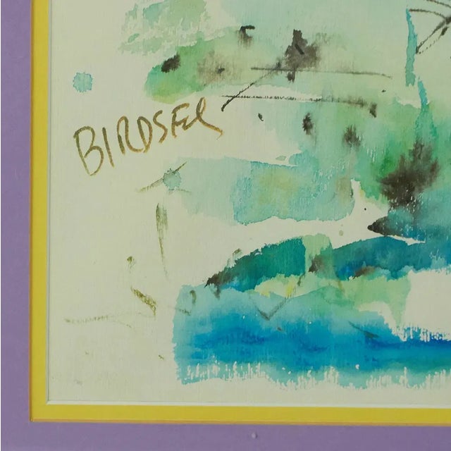 Paint Alfred Birdsey Bermuda Harbour Watercolour Provenance: The Susie Hilfiger Collection For Sale - Image 7 of 11