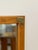 Wood Vintage MCM Dixie Act II Walnut Mirror, Brass Details Wall Accent, Campaign For Sale - Image 7 of 8