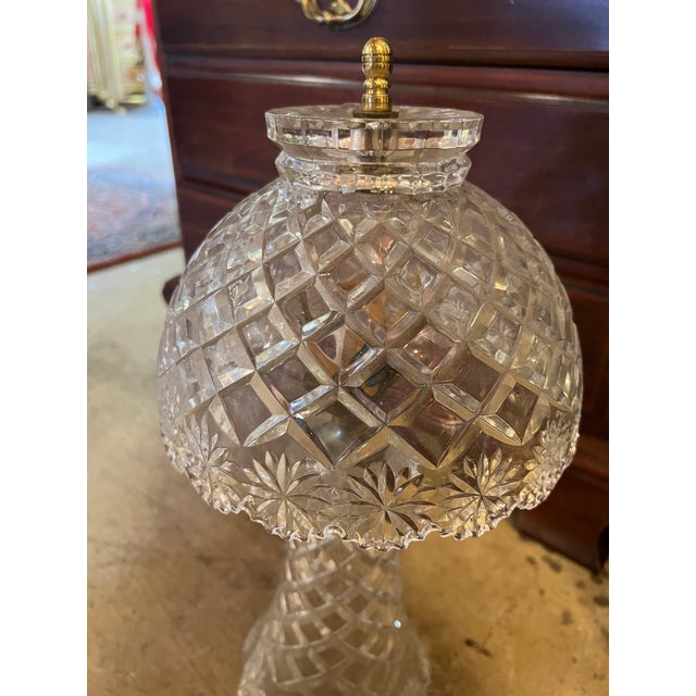 Crystal Boudoir Princess House Lamp For Sale - Image 4 of 6