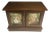 Vintage Wooden Jewelry Music Box With Romantic Scene Panels For Sale