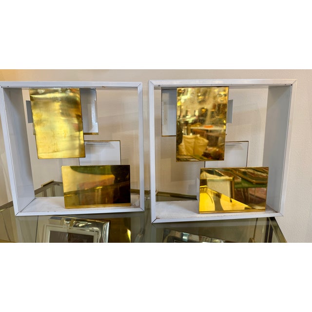 Pair of “Quadro Di Luce” Table Lamps by Gio Ponti for Pollice, Italy, 1960s For Sale - Image 16 of 18