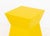 Modern Yellow Geometric Design End Tables, Pair For Sale In New York - Image 6 of 8