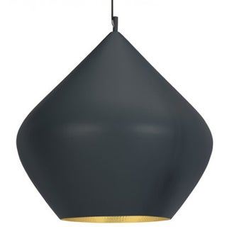 Tom Dixon Beat Stout Black Pendant For Sale