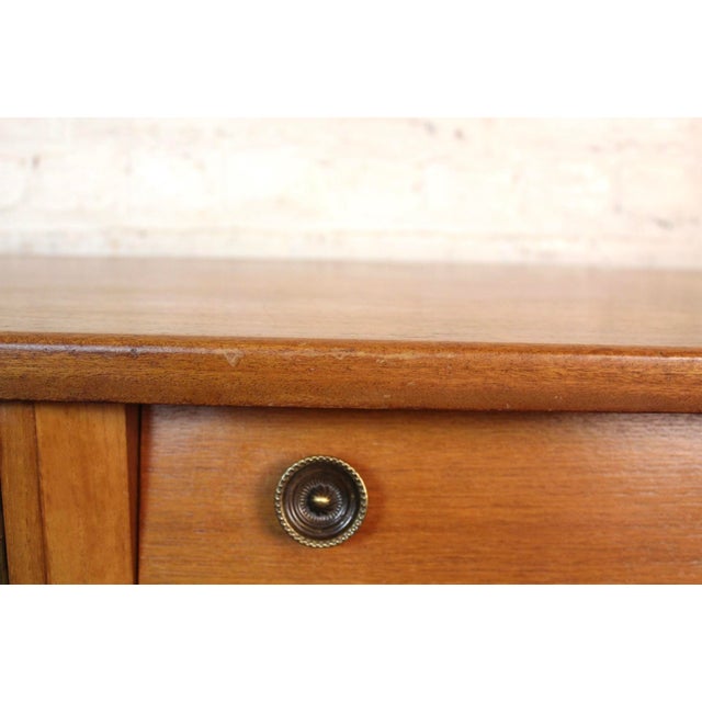 Mid-Century Teak Credenza W/ Louvered Front For Sale - Image 16 of 18