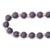 Bring a touch of winter elegance to your holiday decor with the Frosted Glass Bead Garland. Featuring cool blue and grey...