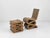 Vitra Easy Edges Wiggle Side Chair with Stool by Frank Gehry for Vitra, Set of 2 For Sale - Image 4 of 18