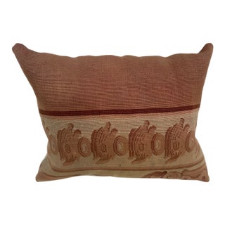 A Pillow With 19th Century Aubusson Tapestry For Sale