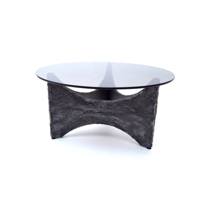 Gray Belgian Brutalist Coffee Table, 1960s For Sale - Image 8 of 11