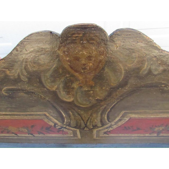 18th. Century Italian Baroque Painted Hall Bench For Sale - Image 11 of 18