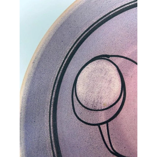 Ceramic Decorative Dish by Robert Gagliano, 1970s For Sale - Image 4 of 8