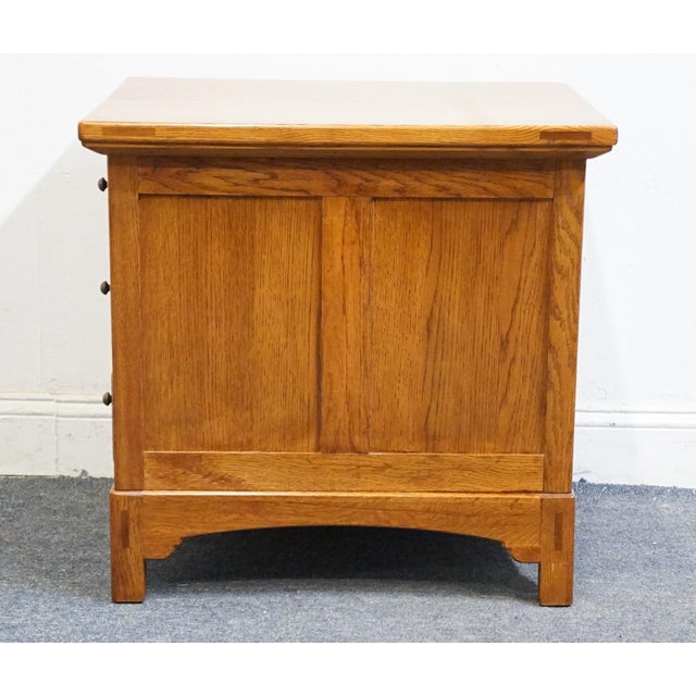 Wood Lexington Bob Timberlake Arts and Crafts Collection Mission Style 21" Chairside Chest / Accent End Table 0722-942 For Sale - Image 7 of 11