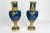 Louis XVI Blue Ceramic and Gilded Bronze Vases, Set of 2 For Sale - Image 4 of 9