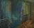 Giovanni Gromo, Interior, 1980s, Oil Painting on Masonite For Sale - Image 4 of 4