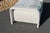 Lloyd Loom White Wicker Ottomans With Green Plaid Cushions—A Pair For Sale - Image 6 of 18